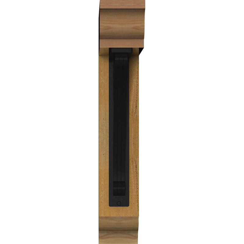 Crawley Traditional Traditional Ironcrest, H 23 po x P 20 po, 4"W x 4"T Western Red Cedar (Rough Sawn)