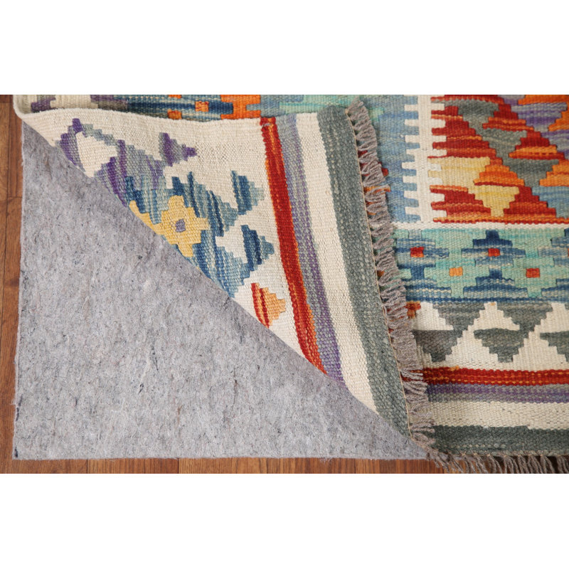 Tapis oriental multicolore Kilim 6 x 10