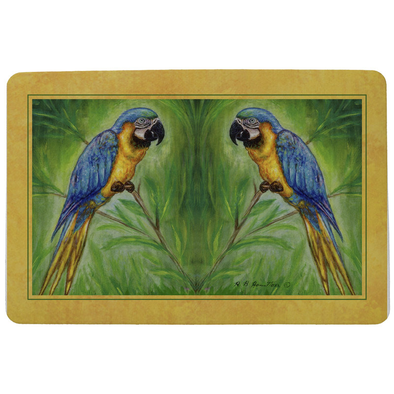 Alaina Non-Slip Doormat, Rectangle 1'6" x 2'2"