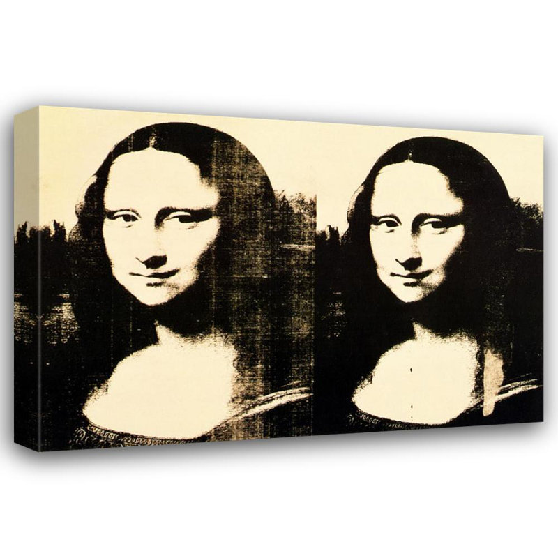 Double Mona Lisa, 1963, 17" H x 24" W