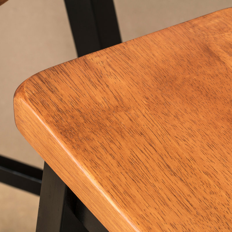 Tabouret de 29 po en bois de noyer - Séduisant