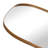 Ashane Oval Metal Large Wall Mirror