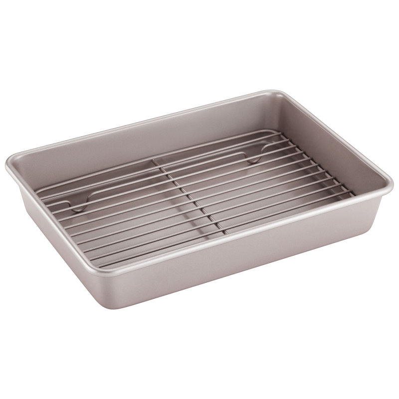 CHEFMADE 13" Roasting Pan with Rack