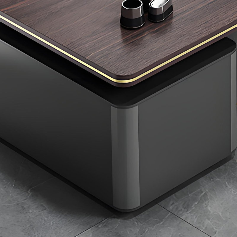 Modern Minimalist Rectangular Office Desk, 29.53" H x 70.87" W x 31.5" D