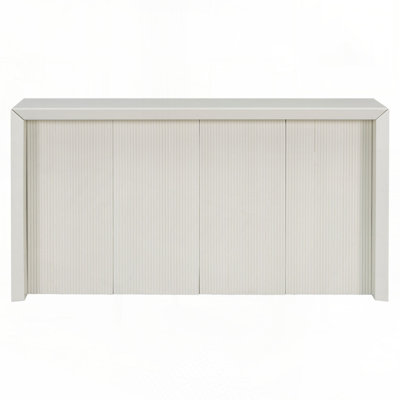 Acacia Wood Veneer Console Table by Ebern Designs
