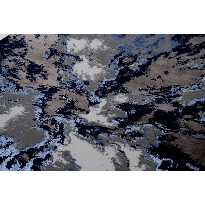 Area Rug, Navy, Rectangle 120 x 170 cm