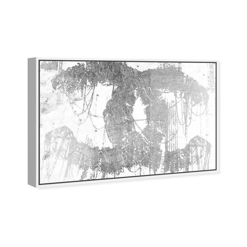 " Fashion And Glam Hey Lolita Silver Road Signs " by Oliver Ga, 36" H x 54" W, Framed Print, White