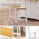 48Inch Large Kitchen Island With 2 Bar Stools, Power Outlet, Door Internal Storage Rack, Kitchen Storage Cart On 5 Wheels With Drop Leaf, 5 Open Side Racks, 2 Drawers,For Kitchen,Dining Room