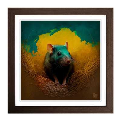 Rat Colour Field - Framed Print