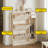 Beige Solid wood Shoe Storage