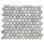 Carrara 1" x 1" Marble Honeycomb Mosaic Wall Tile