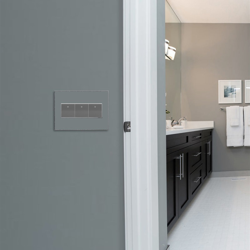 Adorne® Paddle 15 Amp 277V 4-Way Light Switch with Microban, Magnesium