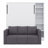 Murphy Bed Wall Bed With Sofa,With Shelves