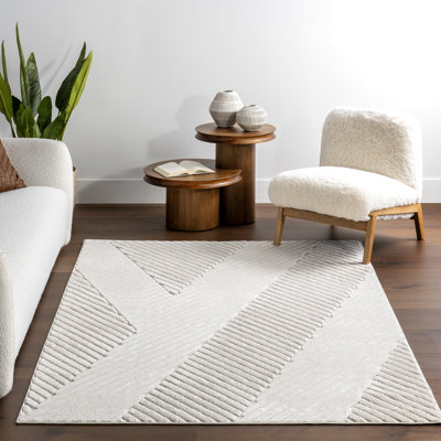 Ibapah High-Low Geometric Indoor/ Outdoor Area Rug