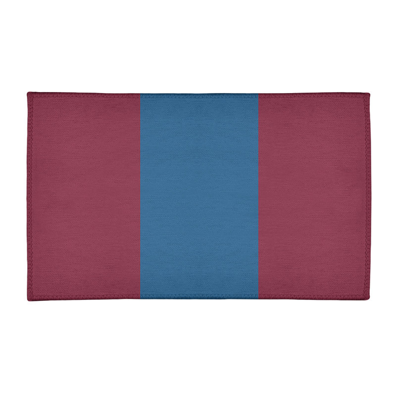 Tapis rouge à rayures de hockey national, Rectangle 2 pi x 3 pi
