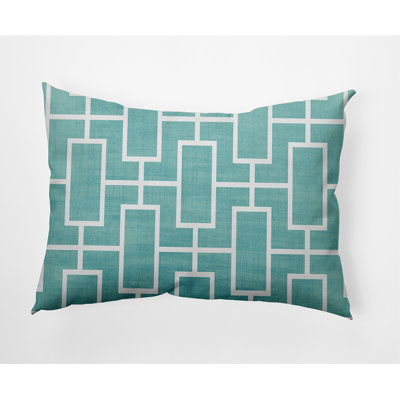 Geometric Reversible Throw Pillow
