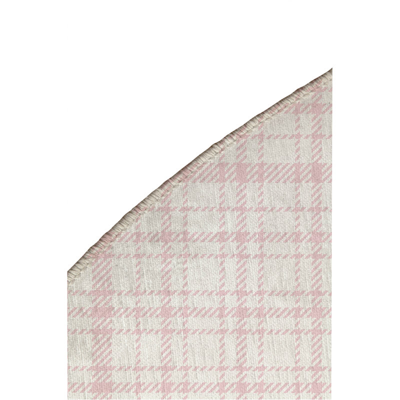 Tapis d'extérieur antidérapant à carreaux Liz, Rond 5 pi