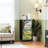 4 Drawer Dresser for Bedroom, Narrow Chest of Drawers, Wooden Top and Study Iron Frame 18"x37.5"-(WxH)