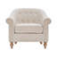 Fauteuil d'appoint avec accoudoirs - Design capitonné