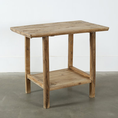 Solid Wood End Table