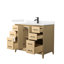 Meuble-lavabo simple autoportant 60 po avec marbre de culture Janna -108351637-108351638-125008799
