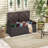 Costway 40 " W 34 Gallons Wicker Deck Box in Brown