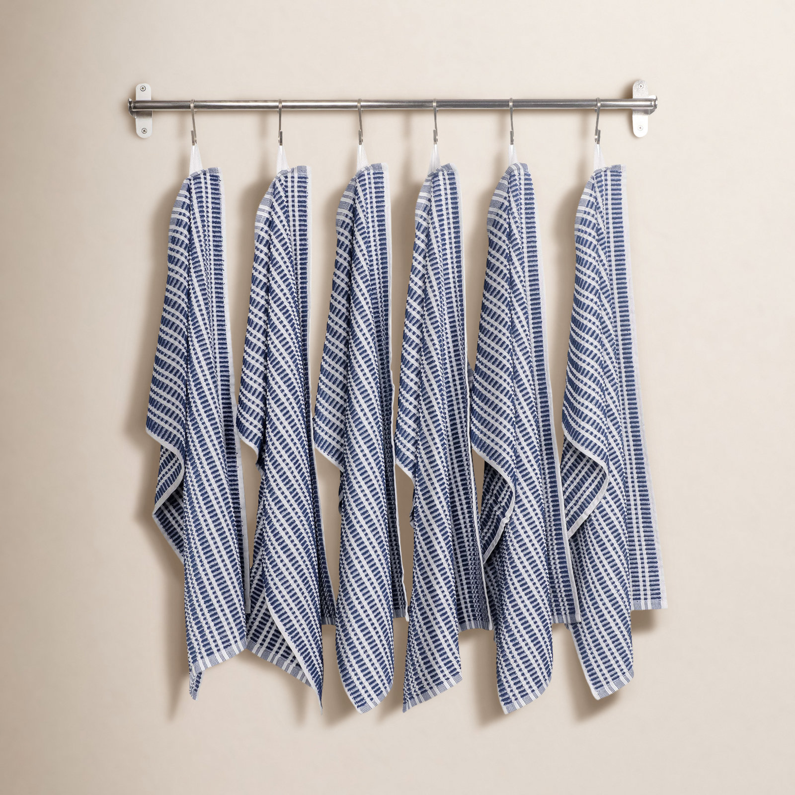 Terry Cotton Tea Towel, Blue