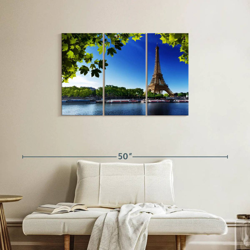Sebbie Iconic Eiffel Tower, 24" H x 38" W