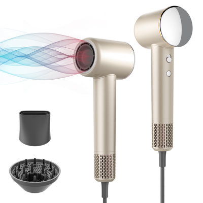 Kozan High-Speed Hair Dryer, 200 Million Negative Ionic Blow HairDryer for Salon, Home, Travel