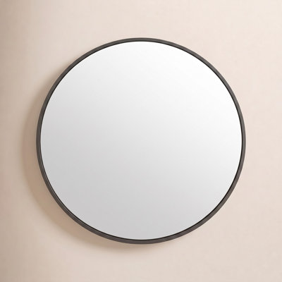 Hub Rubber Round Mirror