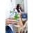  Glass Multi-Use Wine & Cocktail Tumblers 4.5"H, Clear Hand-Blown Transparent, Set of 6-2106570070