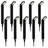 Low-voltage Black Aluminum Led Landscape Path Lights With Frosted Glass Shade(10-pack)-106408288