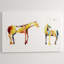 Painted Horses Family Print by Milton Coppo-25705678-25705688