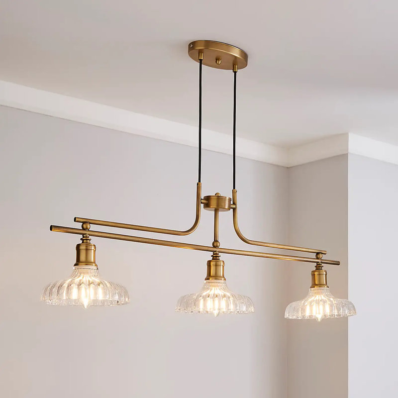 Gold Finish Chandelier