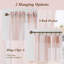 Paire de rideaux transparents avec passe-tringle Farmhouse-2007676749-2007676751