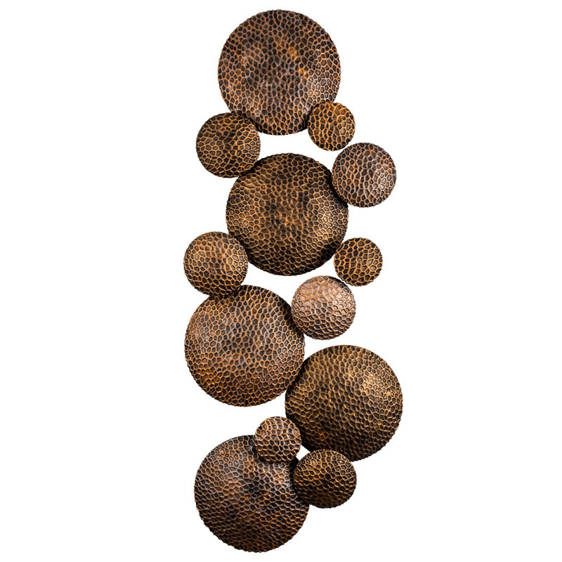 Handmade Boho Abstract Wall Decor on Metal