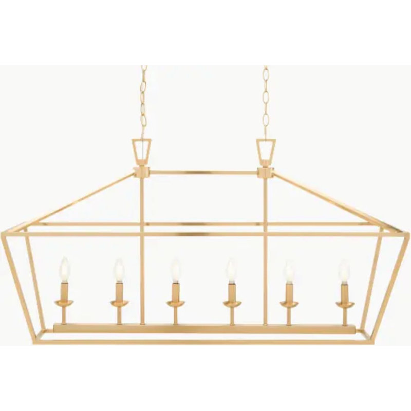 Poirier Chandelier, Brass