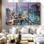 «Florida At Night» sur toile-1787426742