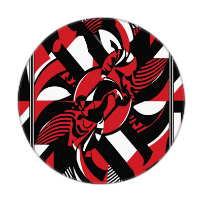 Vermillion Velocity Indoor And Outdoor Area Rug