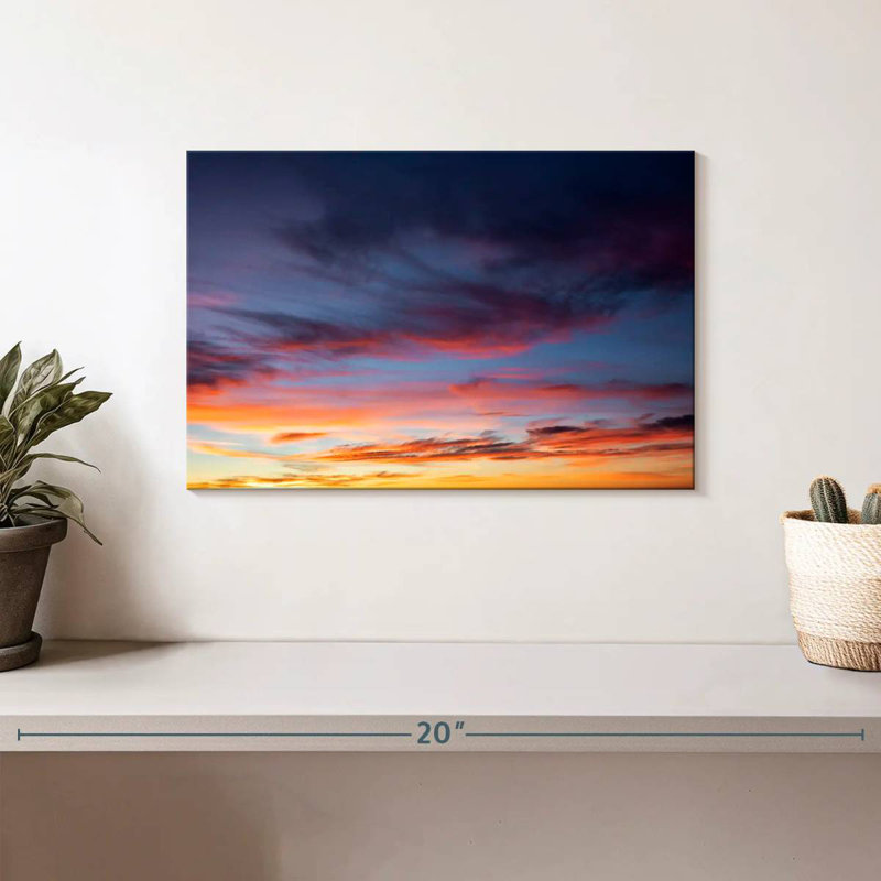 Alvord Valencian Sunset Sky, H 8 po x l 12 po