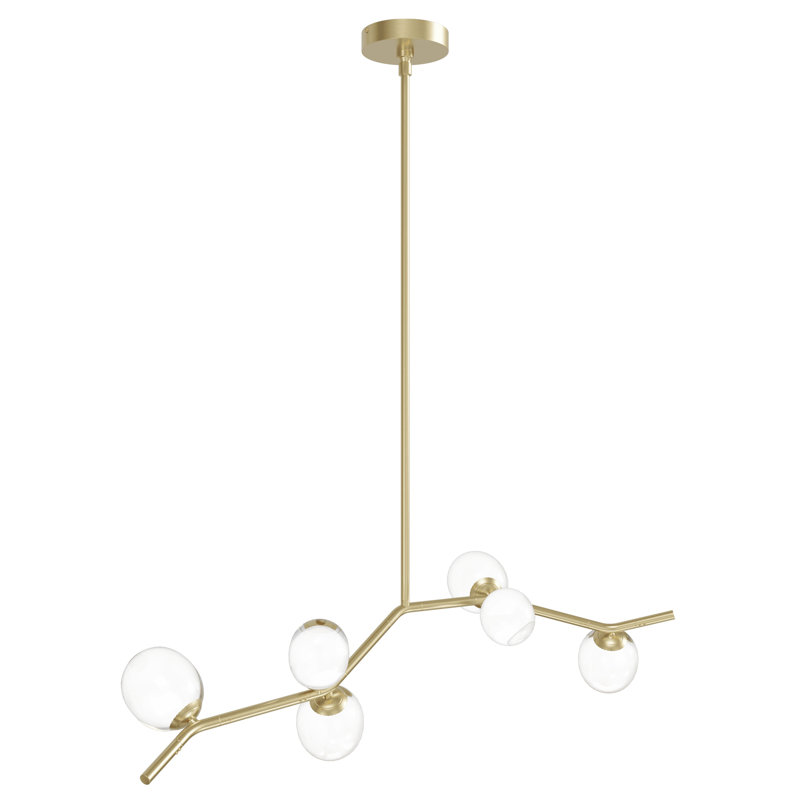 Dostal 8 - Light Chandelier, Gray