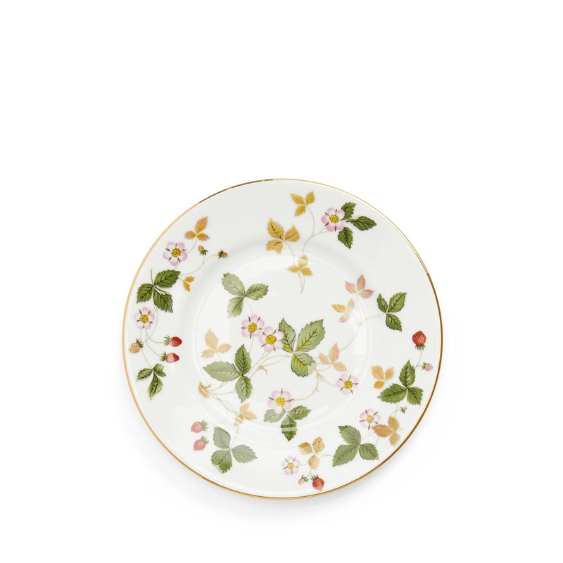 Wild Strawberry Bone China Bread And Butter Plate