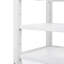 Banc de rempotage avec boîte de rangement mobile et tablettes réglables-674545317