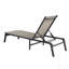 2 pièces de chaise longue pliante à dossier réglable