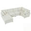 Canapé modulaire en U avec repose-pieds mobile-2643866