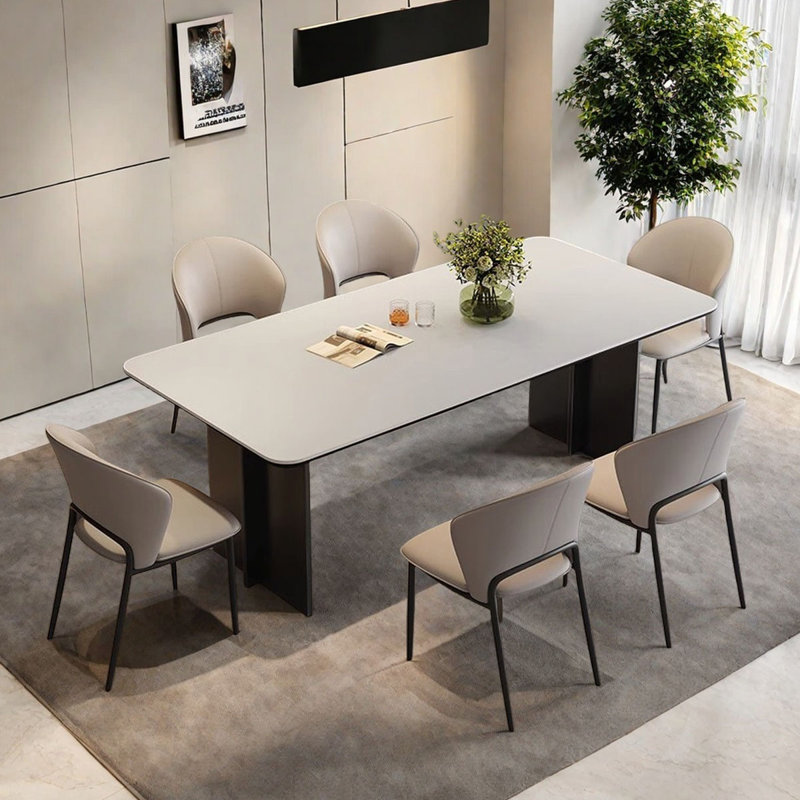 Table de salle à manger Modern, H 29,5 po x L 70,9 po x l 35,4 po