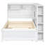Lit de jour d'angle avec USB et rangement-106886547
