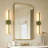 Brynie Iron Metal LED Hardwired Semi Flush Mounted Sconce-797831322-768388027