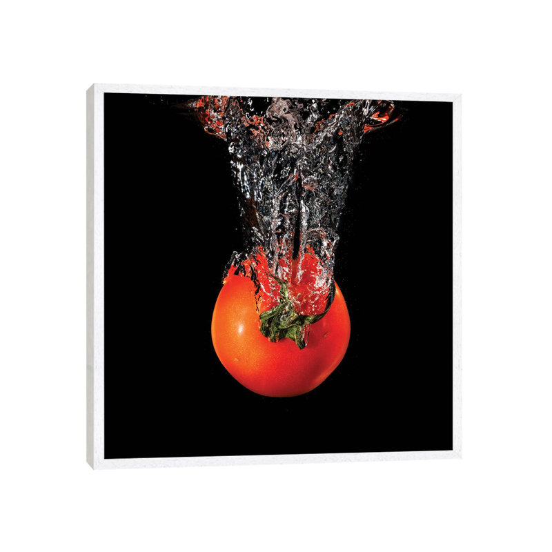 Splash by Andreas Stridsberg - Gallery-Wrapped Canvas Giclée on Canvas, 93.98 cm H x 93.98 cm W, White Floater Frame