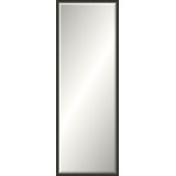 Distressed Black Old World Mirror